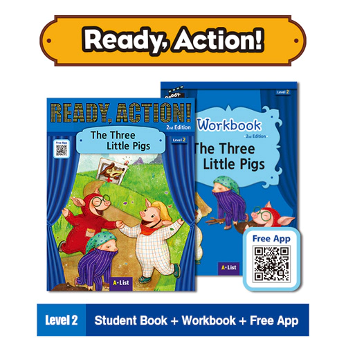 Ready Action 2 Set / The Three Little Pigs (2nd Edition)(2023)